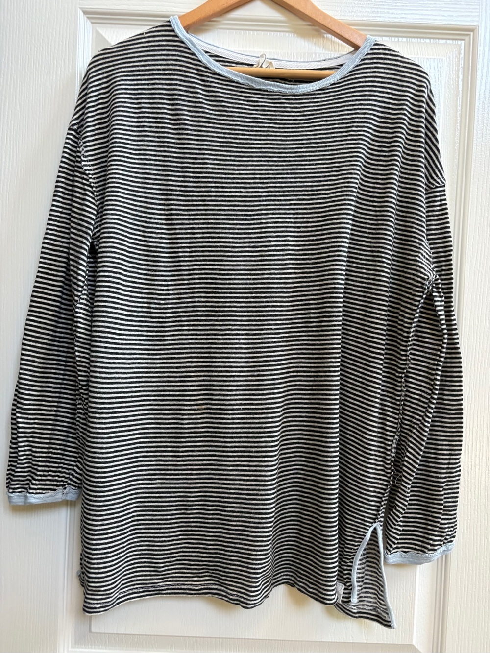 FP Movement’s We The Free Veronica Stripes Tee, Sz XS in Black & White Combo - Picture 4 of 12